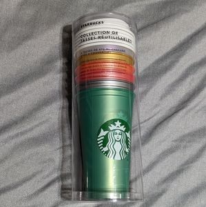 Starbucks Holiday Reusable Cup Set of 6